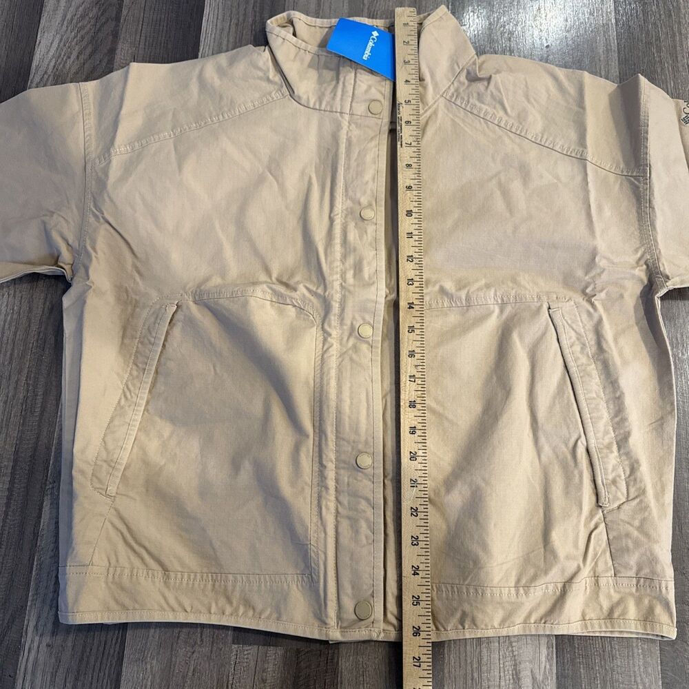 NWT WOMENS XL 14 16 COLUMBIA WOMEN'S SAGE LAKE JACKET KHAKI LIGHTWEIGHT COAT - Picture 3 of 8